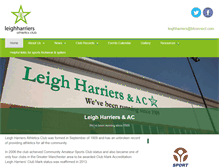 Tablet Screenshot of leighharriers.org